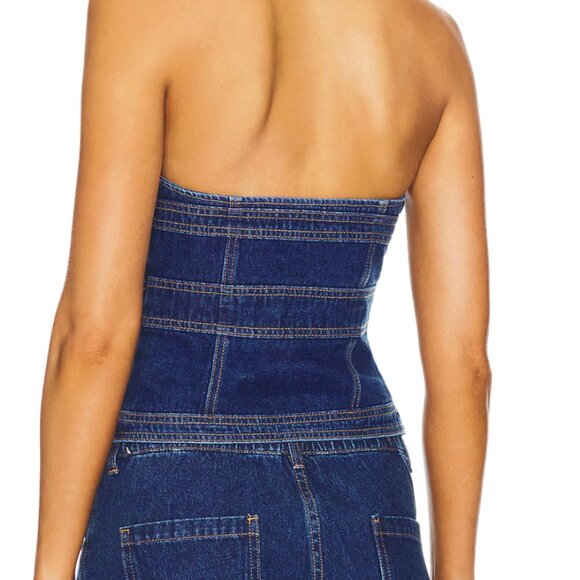 Lioness Buckle Corset in Dark Denim – NWT – Size XL - Picture 3 of 3